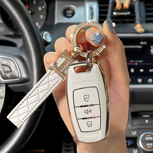Haval Car Key Case wite Rhinestones Keychain