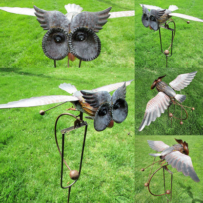 Life-Like-Garden Art-Owl Garden Patio Decoration