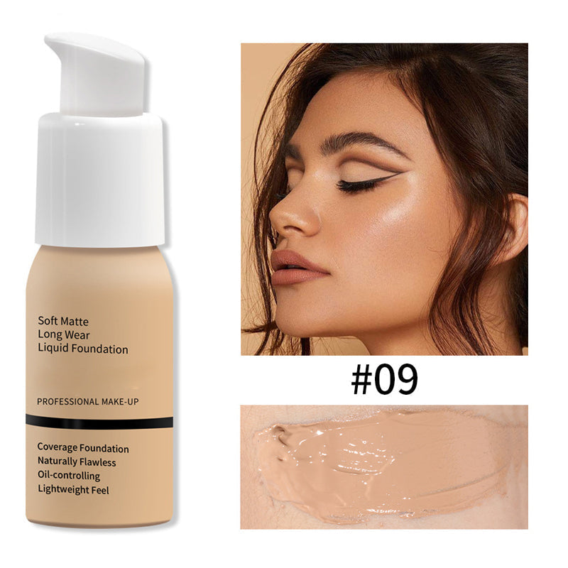Long-Lasting Oil Control Non-Tearing Liquid Foundation