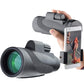 40×60 HD Monocular with Smartphone Holder
