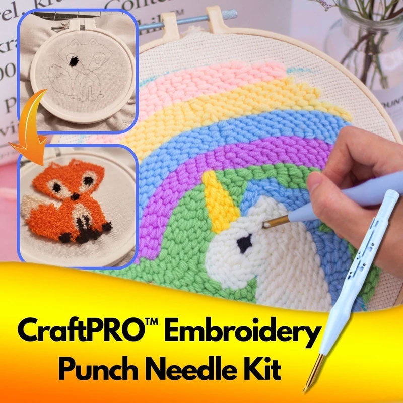 Embroidery Punch Needle Kit