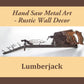 🤓father's Day Unique Gift🎁Hand Saw Metal Art - Rustic Wall Decor