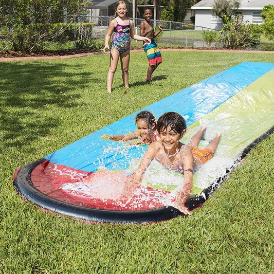 Extra Wide Inflatable Outdoor Water Slide