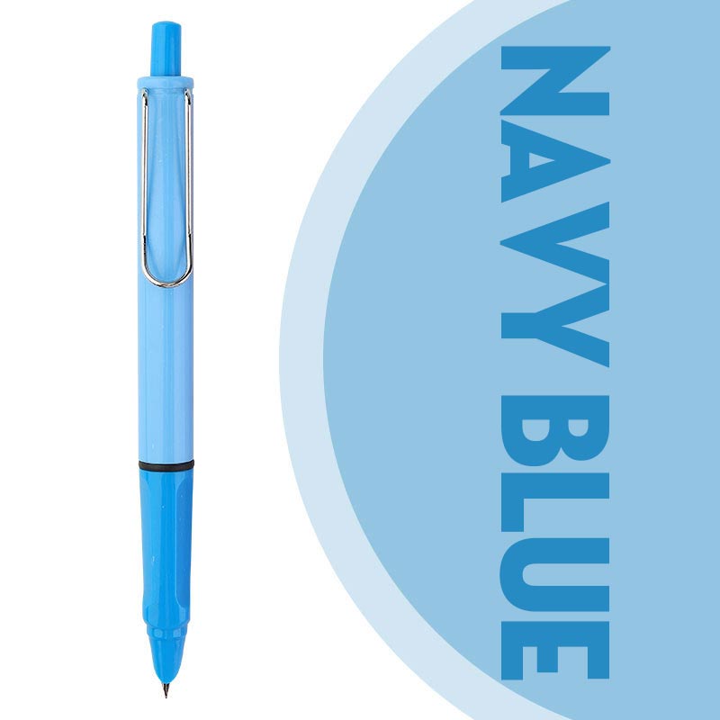 Student Pressing Pen