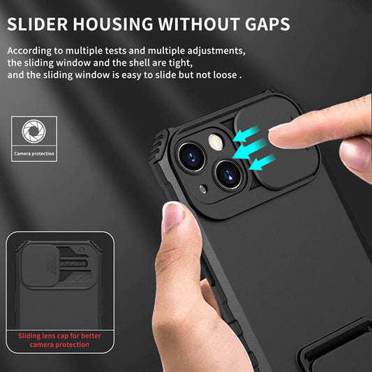 Three-dimensional Push Window Bracket Mobile Phone Case