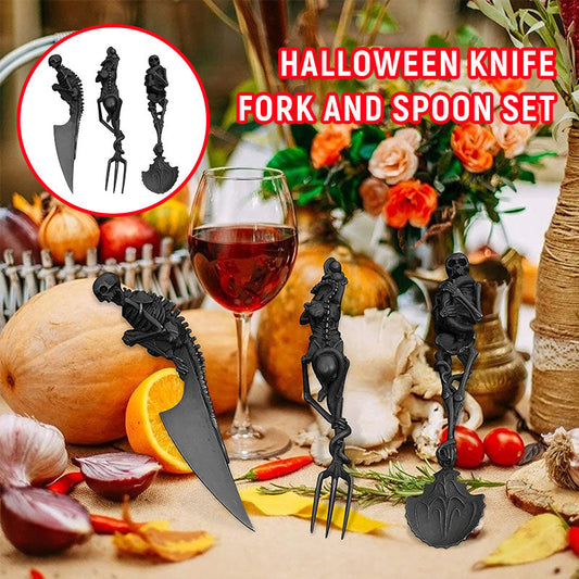 Halloween Gift Skeletal Cutlery Sets
