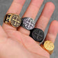 Titanium Steel Ring Cspb Cross Men's Ring