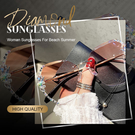 Diamond Sunglasses – 🔥Hot Summer Sale🔥 Woman Sunglasses For Beach Summer
