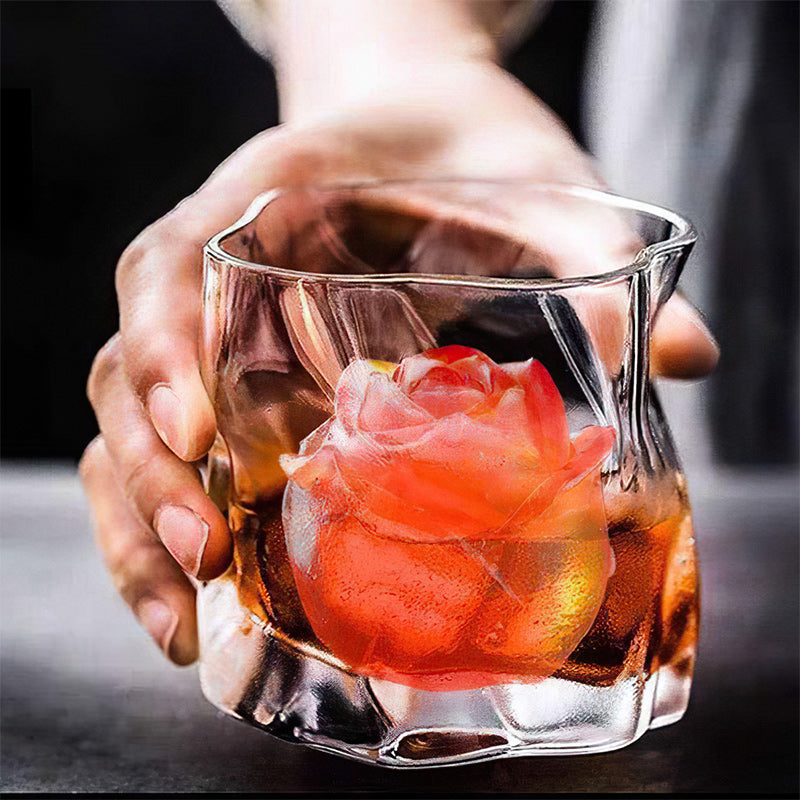 3D Silicone Rose Shape Ice Cube Mold