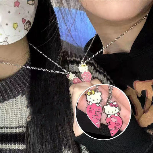 Hello Kitty Sweet Belt Pendant Cute Couple