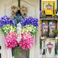 Tulip Butterfly Shaped Wreath for Front Door Decor