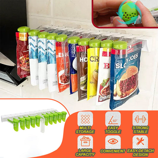 Wall-Mounted Spice Bag Holder