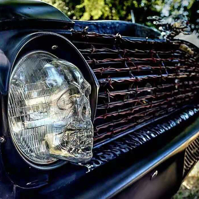 Motorcycle Skull LED Headlight