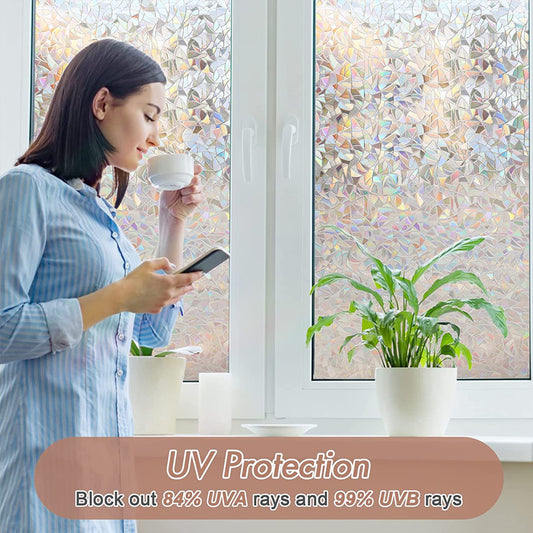 Colorful Glue-free Electrostatic Glass Film