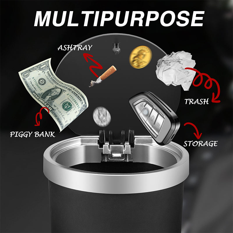 Car Cup Holder Trash Can