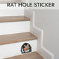 Mouse Hole Sticker