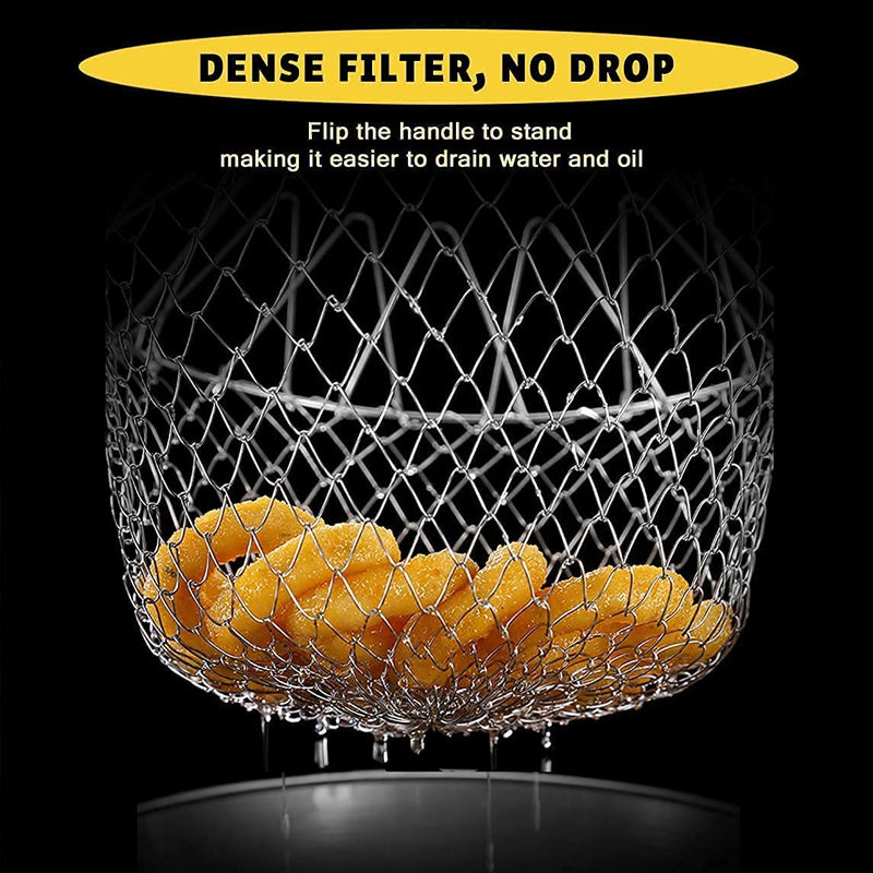 Stainless Steel Telescopic Frying Basket