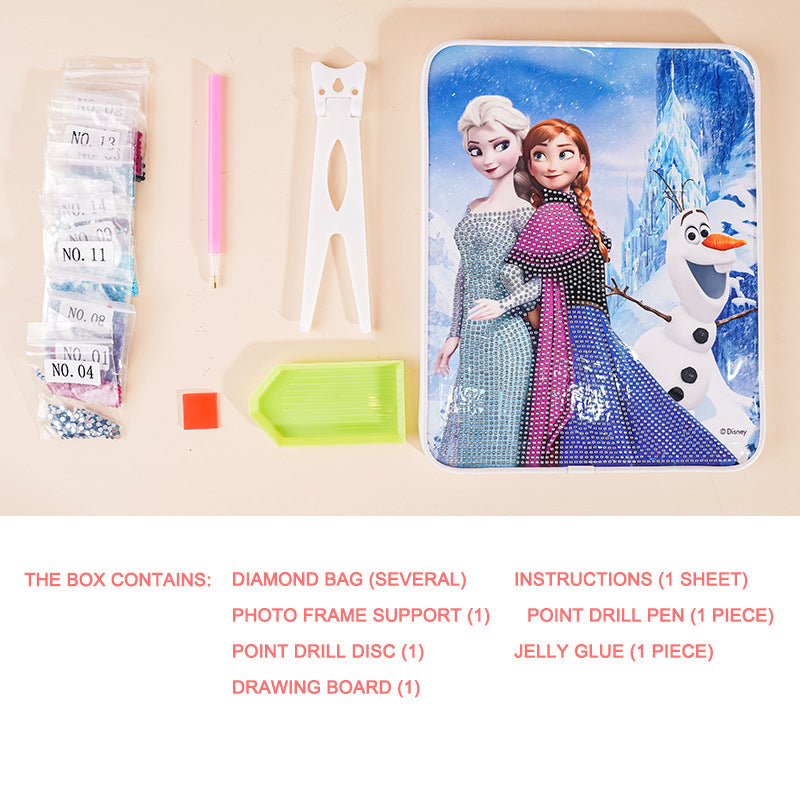 Princess Diamond Stickers Handmade Diy