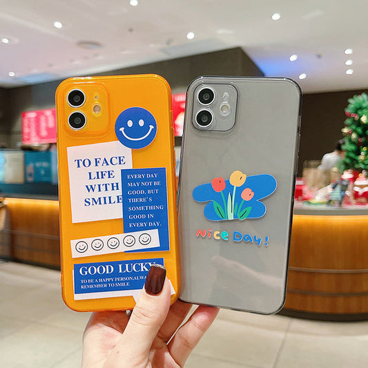 Ins Wind Apple All-inclusive Mobile Phone Case