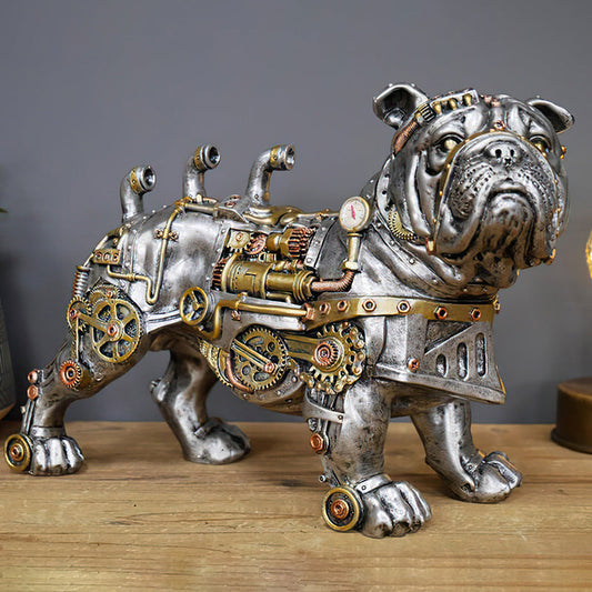 Steampunk Mechanical Animal Sculpture Resin Ornaments