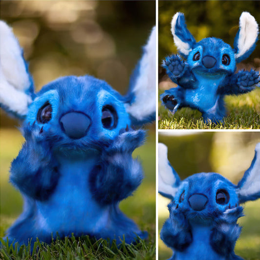 Fantasy Creature Inspired by Stitch Character from "Lilo and Stitch"