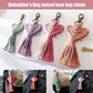 Valentine's Day Tassel Keychain Peach Heart Heart