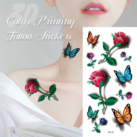 3D Color Printing Tattoo Stickers