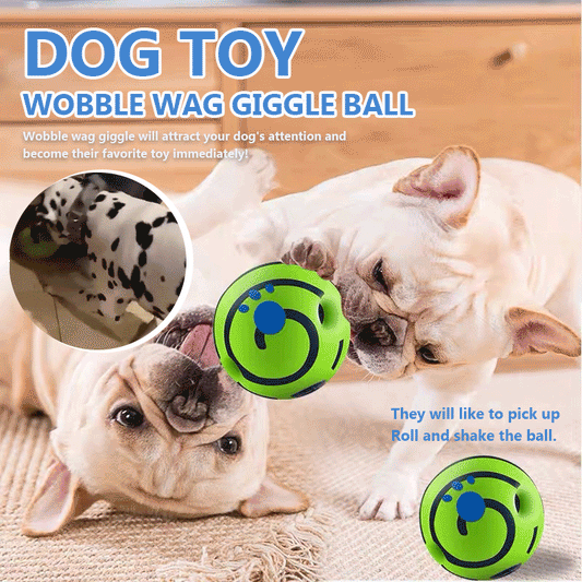 Wobble Wag Giggle Ball Dog Toy