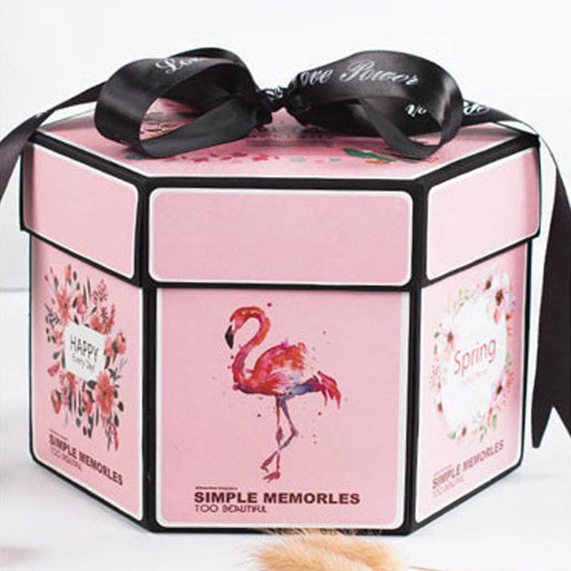 DIY Explosion Gift Box for Handmade Photo Album