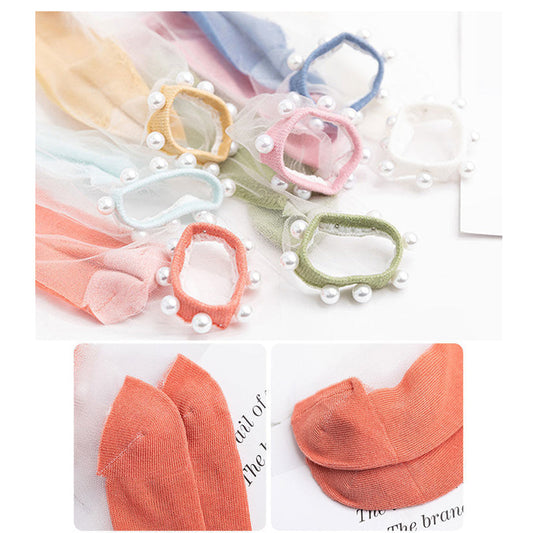 Pearl Transparent Socks