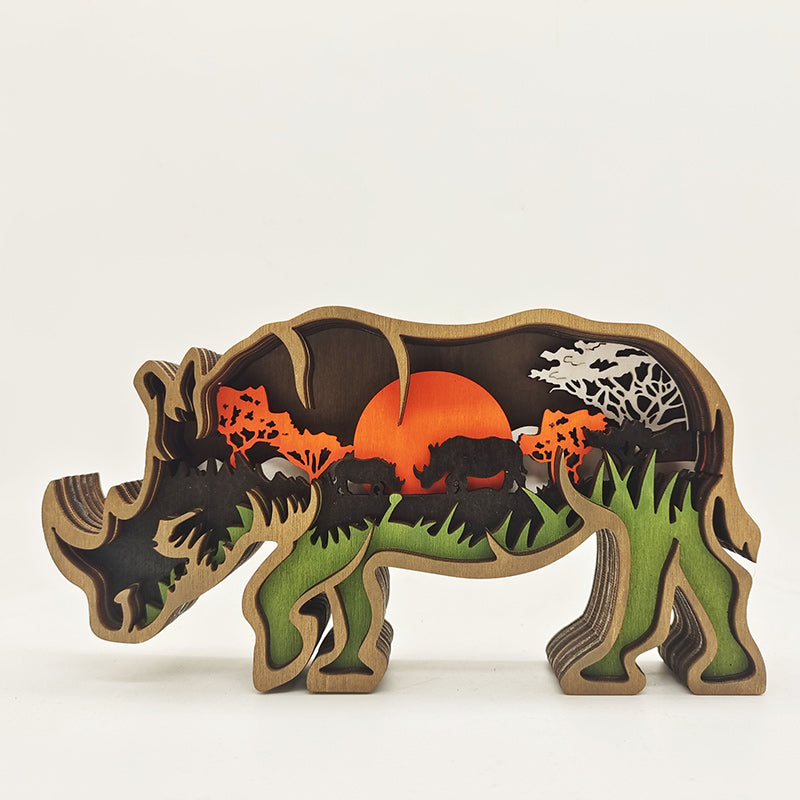 Last Day 49% OFF - Ceratotherium simum Carving Handcraft Gift