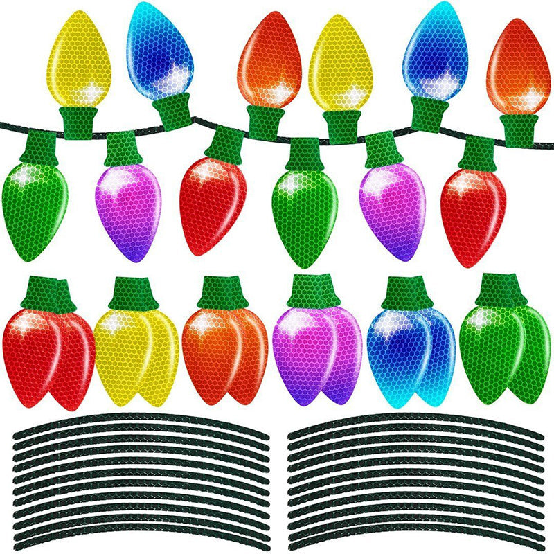 Reflective Light Bulb Magnet  Decorations