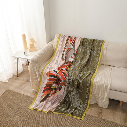 Silk Scarf Women Chiffon Shawl