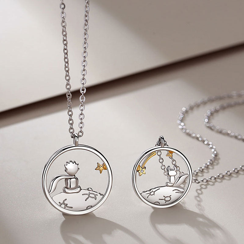 Little Prince And Fox Necklace