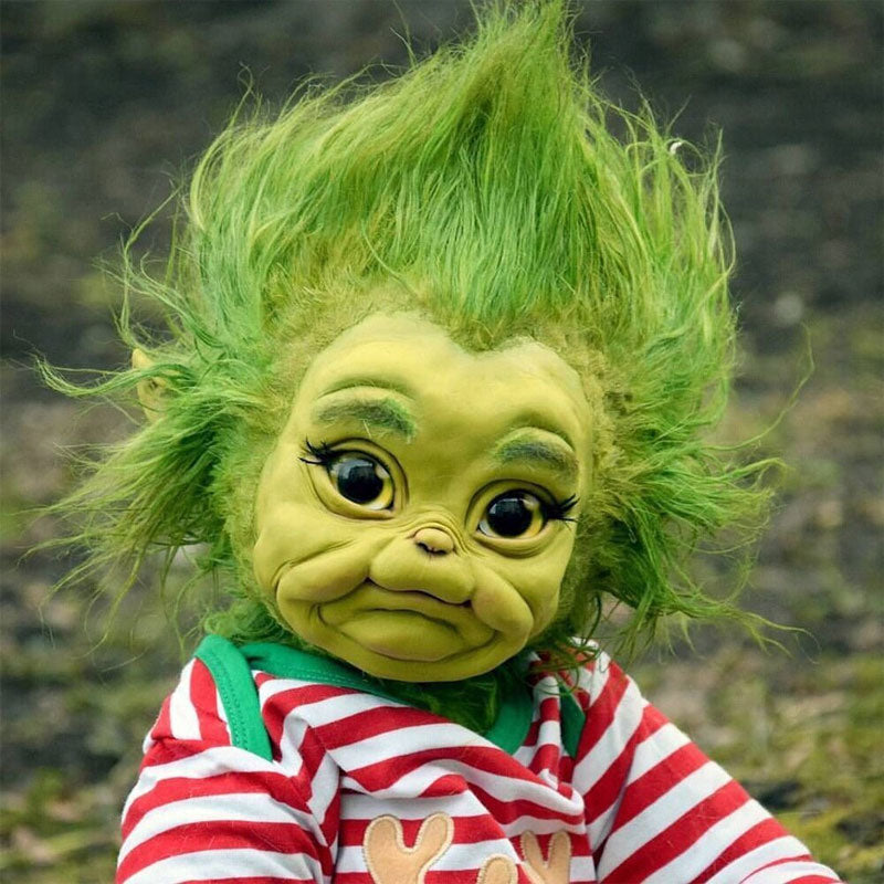 Halloween Grinch Baby Doll Toy