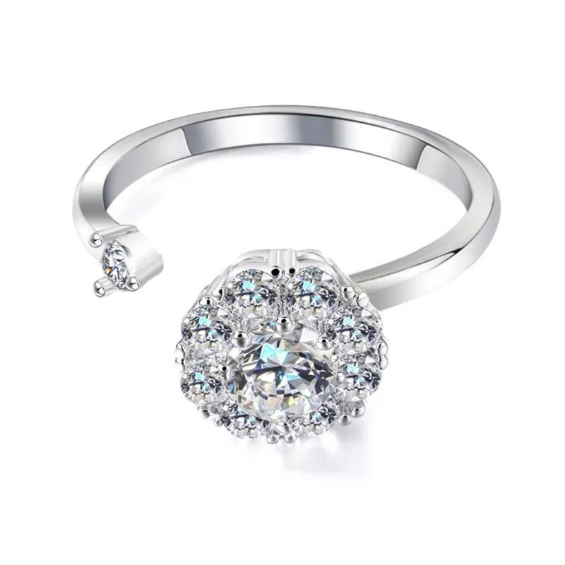 Women's Rotating Zircon Ring