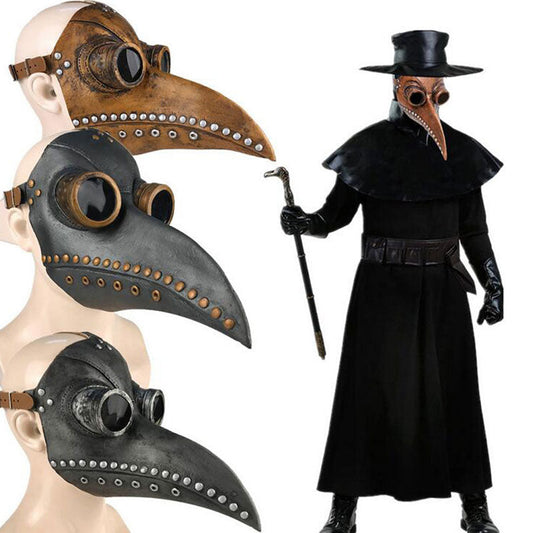 HALLOWEEN MEDIEVAL STEAMPUNK PLAGUE DOCTOR BIRD MASK