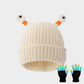 🔥Winter Parent-Child Cute Glowing Little Monster Knit Hat/Cute glowing little monster knitted hat