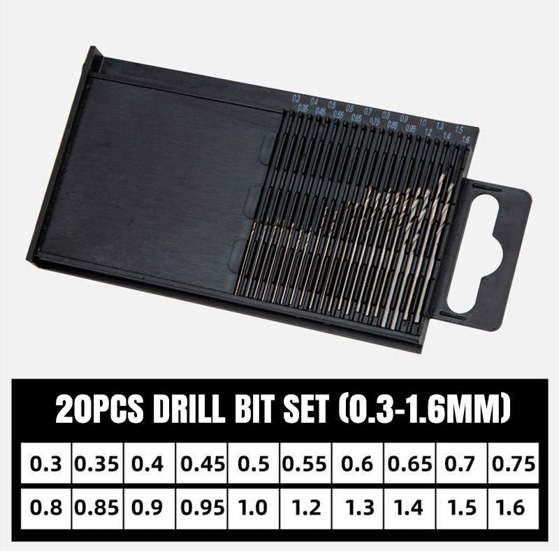 Titanium-Plated High-Speed Steel Drill Bit Set (Multiple Sets Of Specifications)