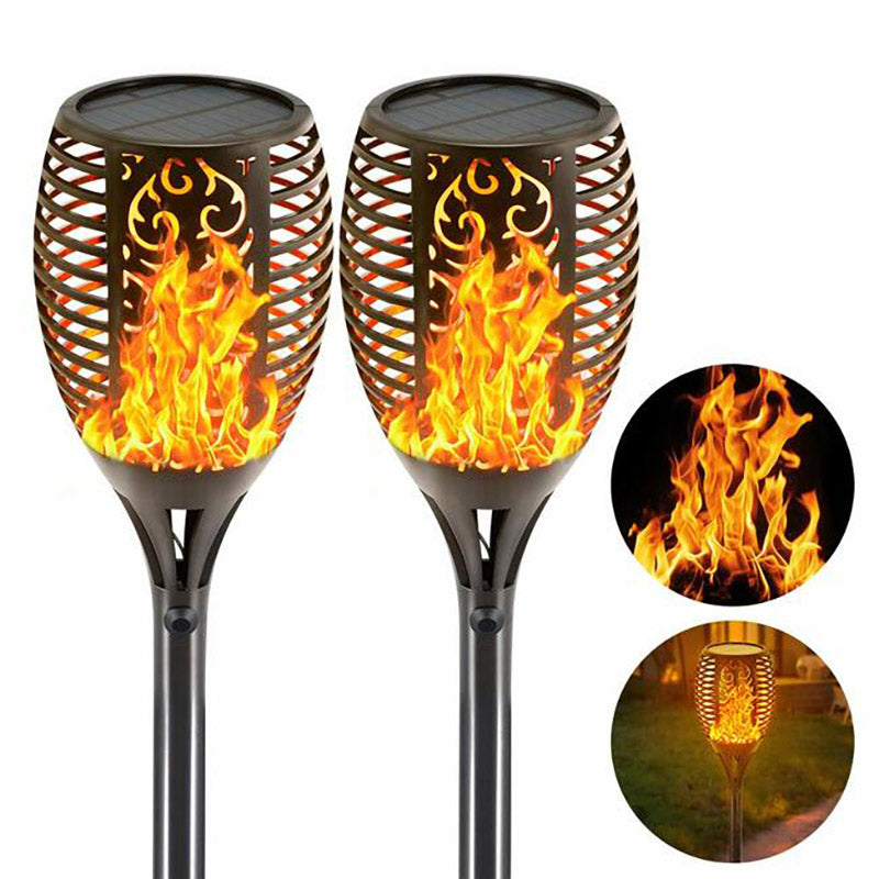 Solar Torch Light with Flickering Flame