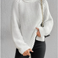 Black Friday Sale - 49% off🍀Cotton Turtleneck Raglan Sleeve Split Hem Sweater