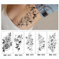 Sketch Flower Full Body Tattoo Sticker