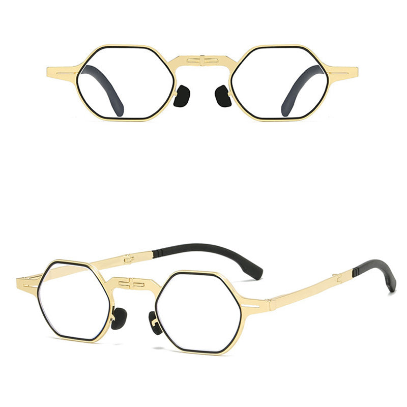 🔥2022 Hot Sell 🔥 Ultra Light Titanium Material Screwless Foldable Reading Glasses