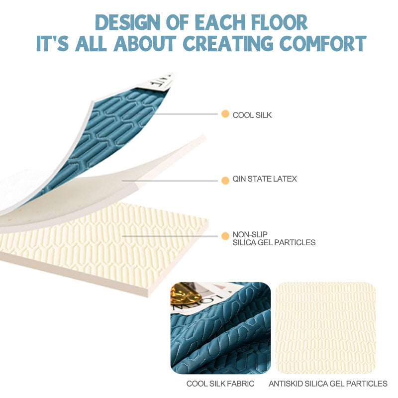 Summer Ice Silk Mat Washable Mattress Protector