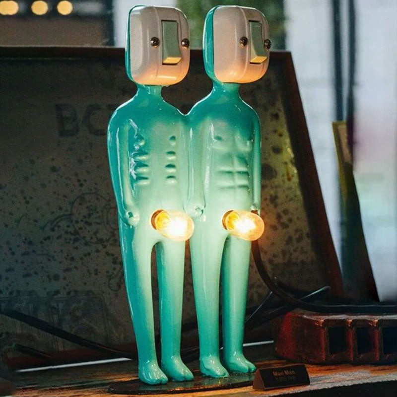 Body Bulb Resin Lamp Funny Funny Desk Lamp