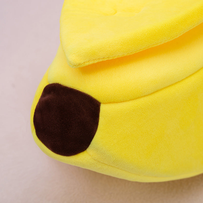 Cute Banana Pet Kennel Cat Bed House