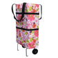 Folding Shopping Bag Collapsible Trolley Bags with Wheels