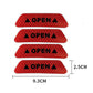 Door Open Warning Stickers