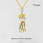 Men And Woman Embrace Clavicle Chain Necklace