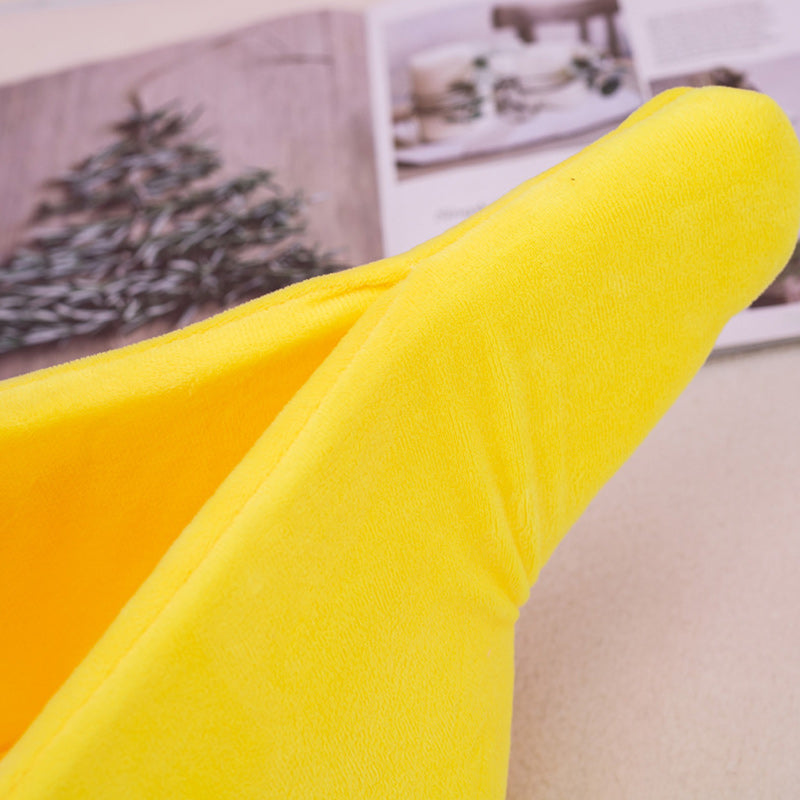 Cute Banana Pet Kennel Cat Bed House